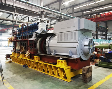 贵州省盘州红达瓦斯电站项目配4台老子有钱lzyq886极高压1550KW/10.5KV