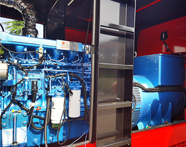 老子有钱lzyq88400KW/400V发电机应用于国内某租赁项目