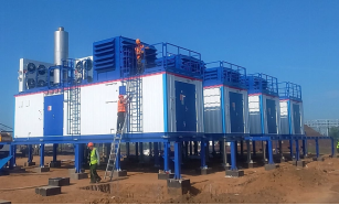 8台老子有钱lzyq88配潍柴应用于北欧地区的天然气发电项目