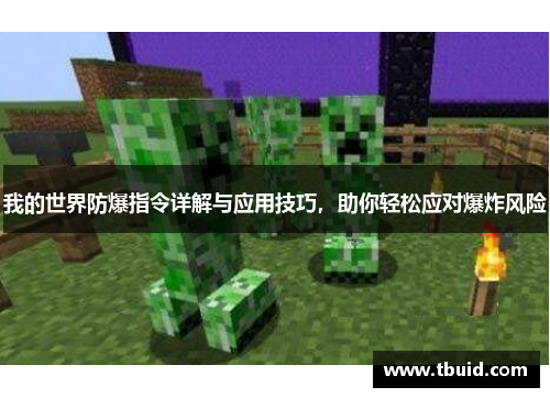我的世界防爆指令详解与应用技巧，助你轻松应对爆炸风险